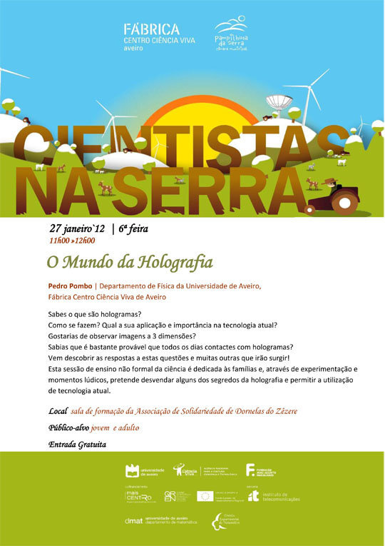 Palestra “O Mundo da Holografia”