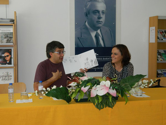 Jorge Serafim na apresentação do Livro 