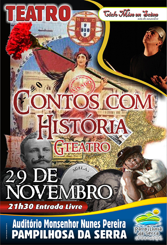 CICLO DE TEATRO MISE EN SCÈNE APRESENTA “CONTOS COM HISTÓRIA”